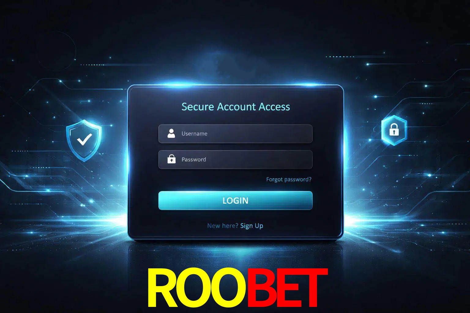 Pantalla de inicio de sesión de cuenta ROOBET para usuarios en México