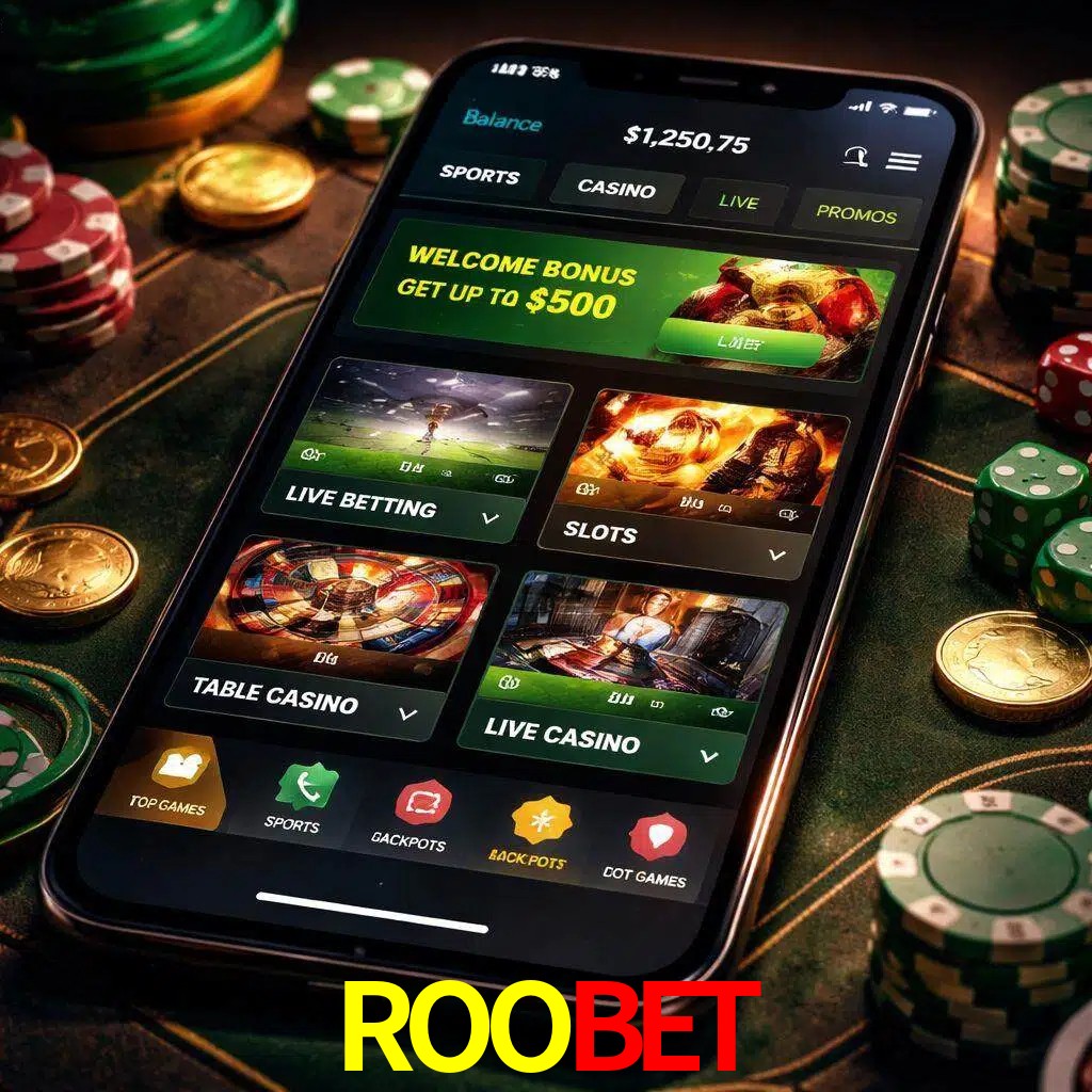 Diseño de juegos móviles ROOBET para usuarios en México